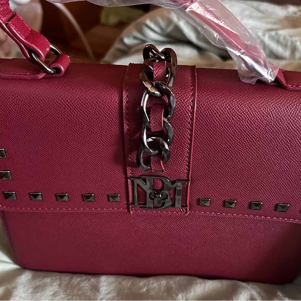 Elegant red Designer Handbag